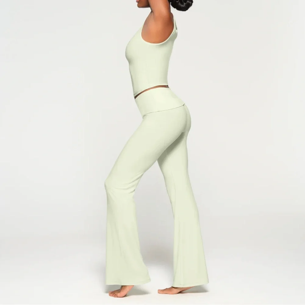 SKIMS SOFT LONGE FOLD OVER PANTS - Picture 3 of 3